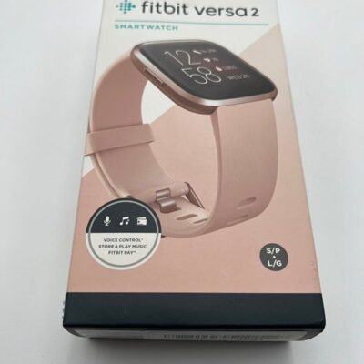 Fitbit Versa 2 Activity Tracker Health Fitness Smartwatch (Petal / Copper Rose)