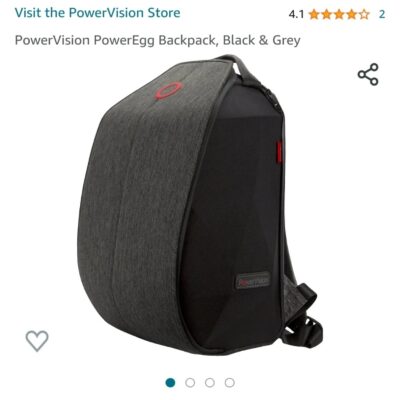 PowerVision PowerEgg Backpack, Black & Grey