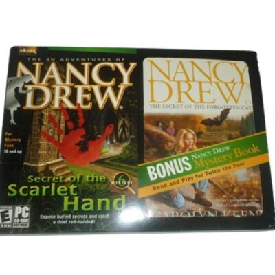 Nancy Drew Secret of the Scarlet Hand Vintage PC Game Includes Bonus Novel