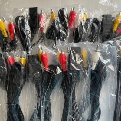 10x AV Cables for Nintendo 64, Super Nintendo and GameCube BRAND NEW