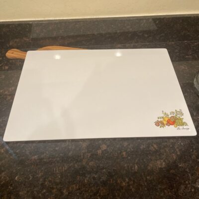 VINTAGE CORNING WARE LA SAUGE SPICE OF LIFE cutting board