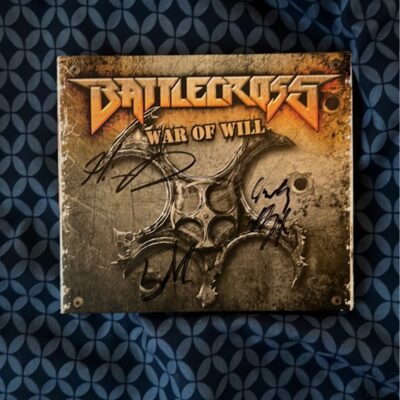 Battle cross autographed war of will cd
