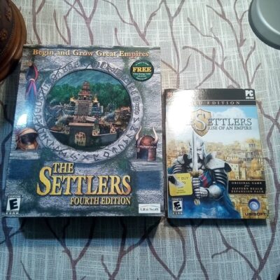 New Sealed The Settlers 4rth Edition and Rise Of An Empire Pc Games
