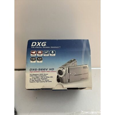 DXG 566V HD Camcorder 5MP Sensor 3” High Screen Uses SD Card Not Included