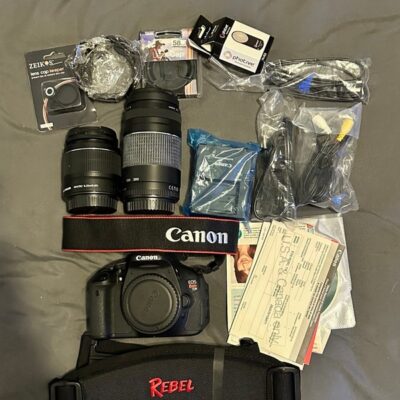 Canon eos rebel t3i bundle