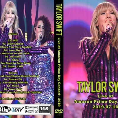 Taylor Swift Amazon Prime Day Concert 2019 CD/DVD Pro-Shot + 2012 iHeartRadio