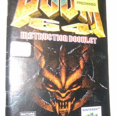 N64 Doom 64 INSTRUCTIONS Nintendo 64 Manual