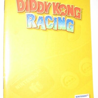 N64 Diddy Kong Racing INSTRUCTIONS and OPERATION CARD Nintendo 64 Manual